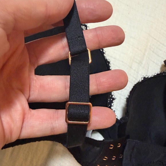 aerie Black Lace Push-Up Bra, 36C, like NEW! - Picture 11 of 12